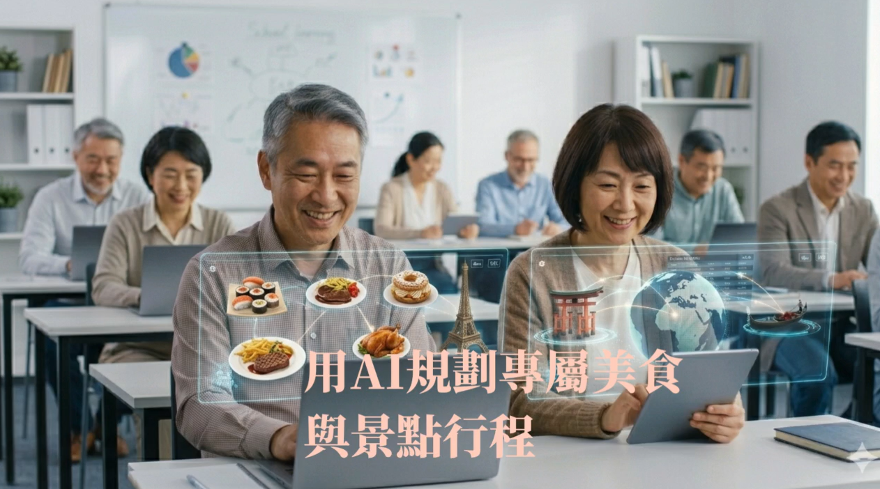 用AI規劃屬於自己的第二人生旅程｜AI玩轉旅行：創意規劃輕鬆學
